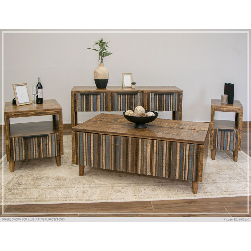 Keiren 55'' Solid Wood Console Table