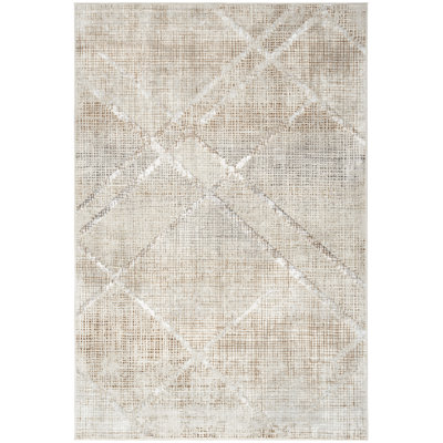 Douglass Abstract Grey/Mocha Area Rug