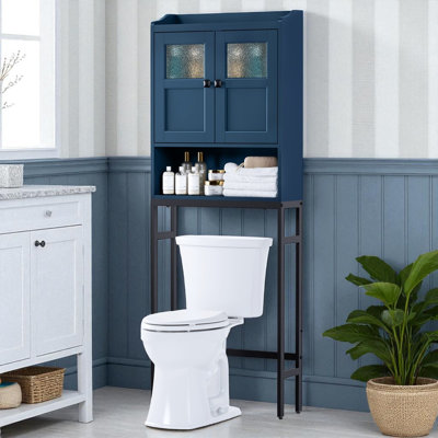Over The Toilet Storage Cabinet, Above Toilet Storage With Double Doors And Soft Hinges Over Toilet Storage Shelf