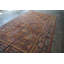 1800s Red Geometric Antique Central Asian Chinese Khotan Carpet 6'6" x 11'6" Rug