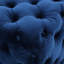 Bouton en velours bleu marine pour un intérieur chic