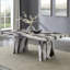 Table de salle à manger avec 4 chaises et banc Oxalide