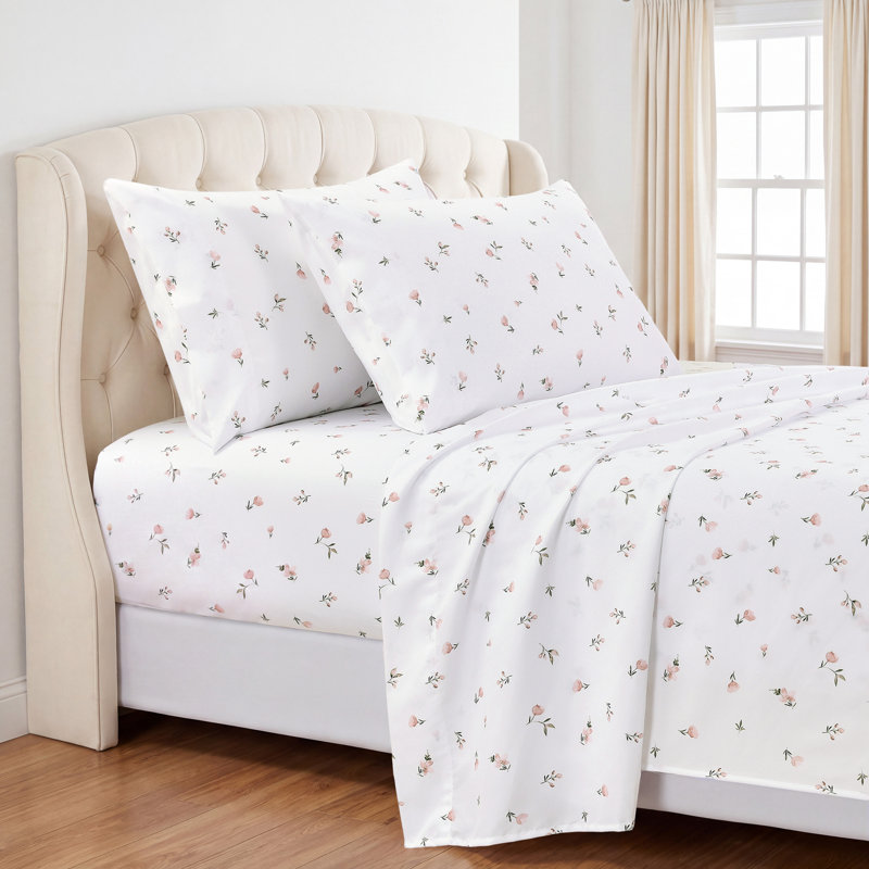 Southshore Fine Linens Modern Chic Ultra Soft Brushed Microfiber Patterned Sheet Set with 15 Inch Deep Pockets, Floral, Botanical, Striped and Geometric Designs