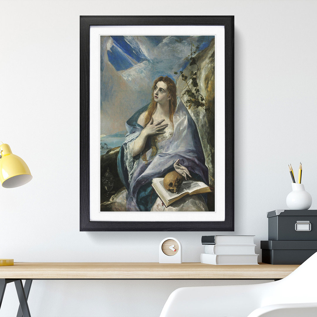 The Penitent Magdalene by El Greco - Picture Frame Painting