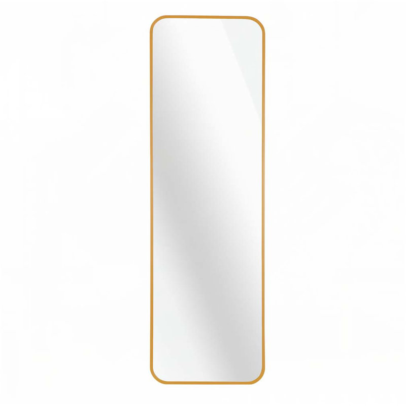 Miroir, 14 po x 47 po, Doré, Rectangulaire