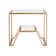 Metal Designs Byron Rectangular End Table