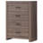 Geary Barrel Oak Rectangular 4-Drawer Chest-1793845424