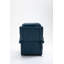 Fauteuil inclinable bleu en similicuir-2008930389