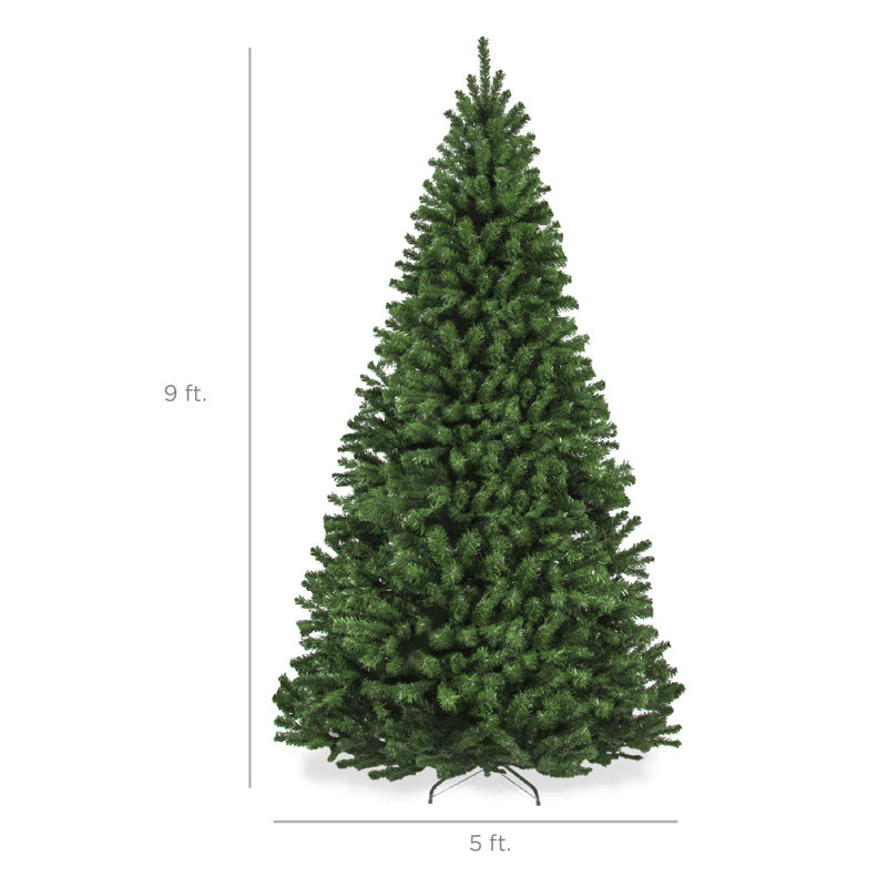 Arbre de Noël artificiel épinette de qualité supérieure, 9'