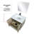 Lancy 30 in W x 20 in D Single Bath Vanity Mirror and Faucet Set-113287503
