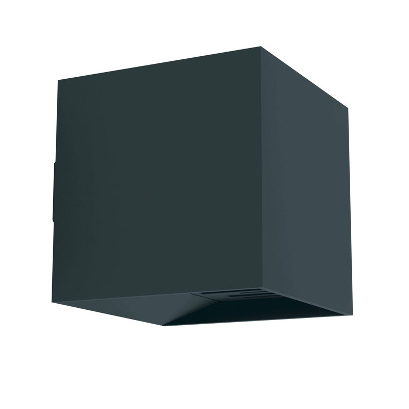 Borasisi Black 10.5cm H Integrated LED Outdoor Flush Mount