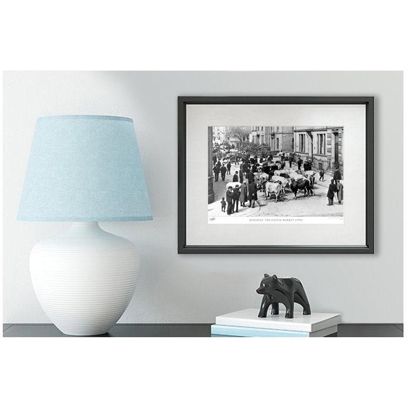 Keighley, the Cattle Market C1910 1 Piece Single Picture Frame Wall Art, 60cm H x 80cm W x 2.3cm D