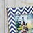 Neha Navy Chevron Patterned Photo Frame-1072803889