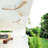 52 Inch Ceiling Fan Natural 3 Solid Wood Fan Blade Noiseless Reversible DC motor Remote Control For Living Room