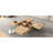 Square Veneer Coffee Table Sliding Top With Storage In Natural Wood Grain 39.4''