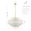 Aasim 30" 7-Light Dimmable Tiered Drum Chandelier-982949232