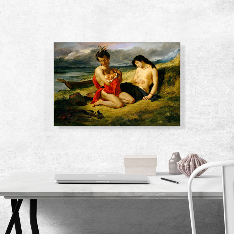 Les Natchez 1835 - impression, H 18 po x l 26 po x P 0,75 po