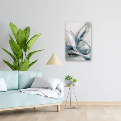 Azur - mouvement abstrait aquarelle nature