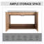Meuble-lavabo mural 30 po avec lavabo et armoire d'appoint imitation chêne