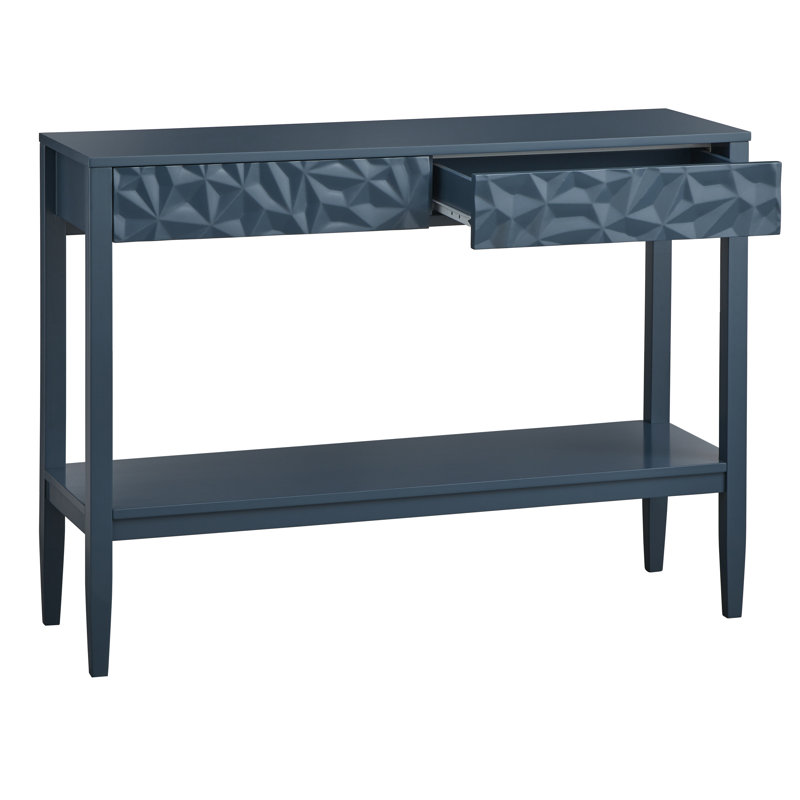 Leianah 43.3'' Console Table, Midnight Blue