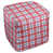 White/Blue/Red Polyester Blend