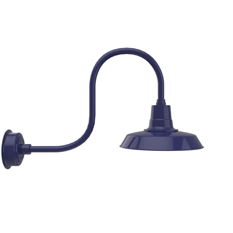Haleigh LED Wall Light, 9" H x 14" W x 17" D, Cobalt Blue