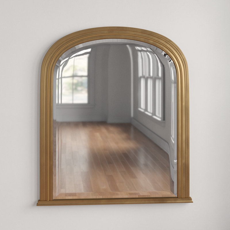 Burgett Glass Wall Mirror, Gold