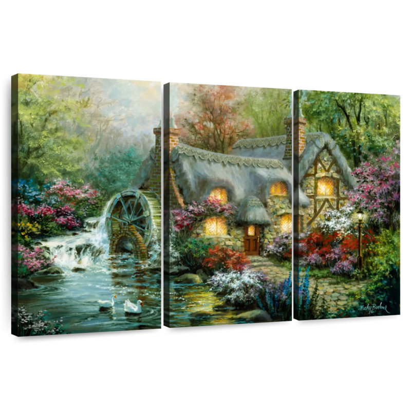 Lilie A Country Retreat, 48" H x 74" W
