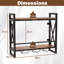 Anayelis Wine Bottle & Glass Rack