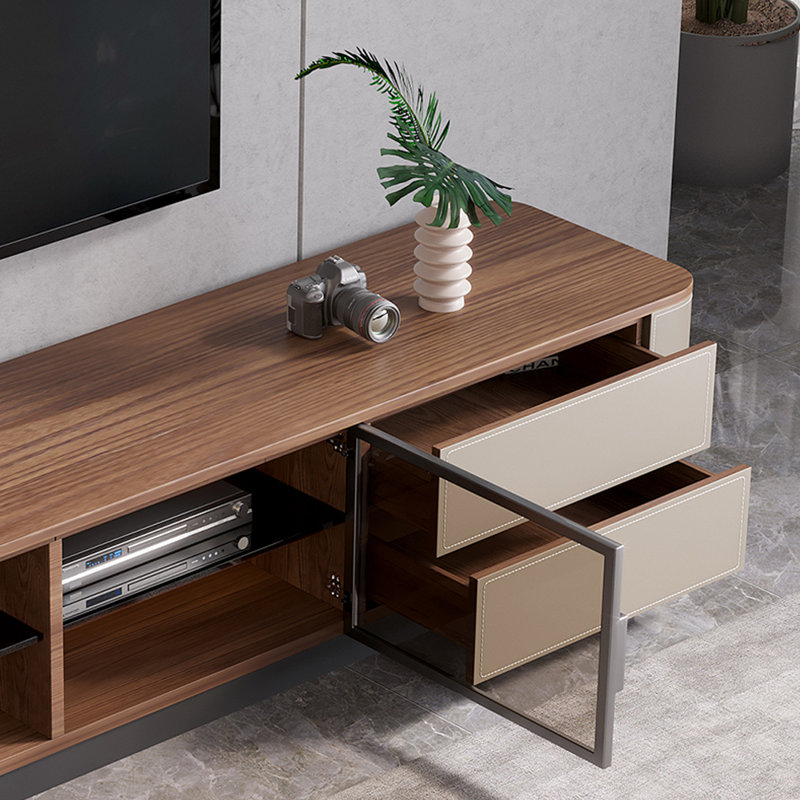 Meuble télé haut de gamme de style italien, Kaki, 86.61"
