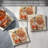 Bourbon Splash 4-Pack Tumbled Tile Stone Coaster