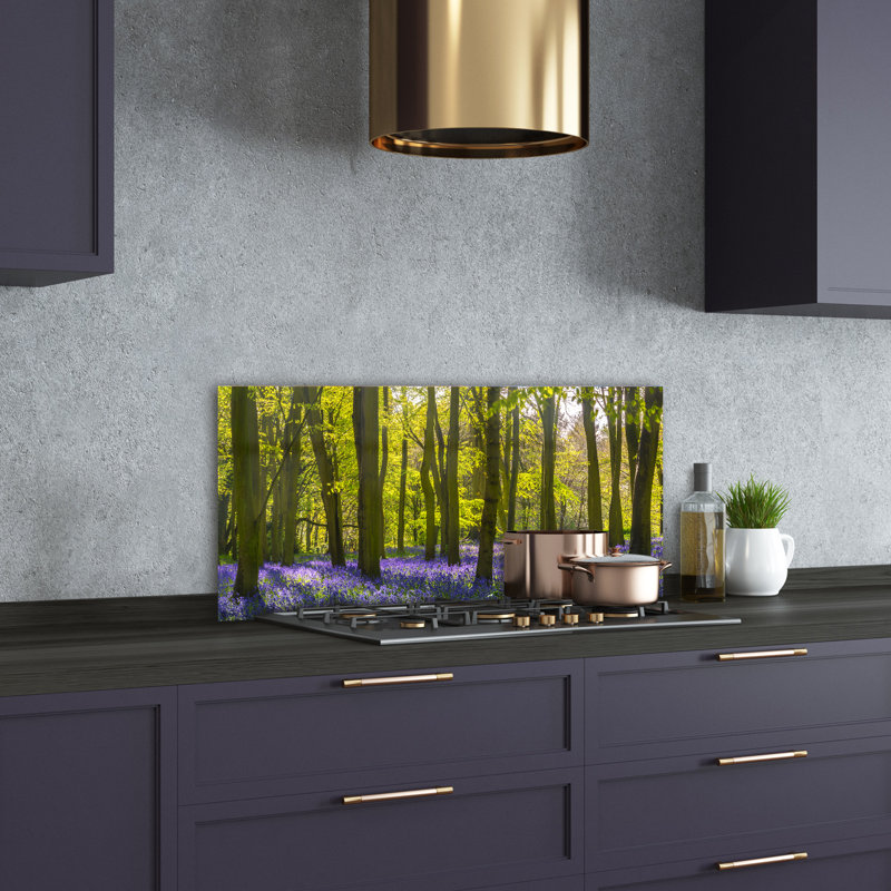 Fluharty 50cm W x 100cm L Glass Peel and Stick Panel