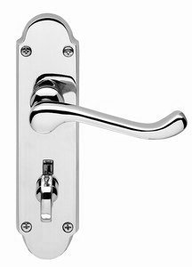 Golden Grace Epsom Design Victorian Scroll Bathroom Door Handle