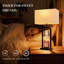 Lampe chandelier noire de style industriel 21,5 po pour le salon, le bureau et la chambre à coucher (ampoule incluse)