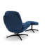 Velvet Swivel With Footstool Armless-289316929
