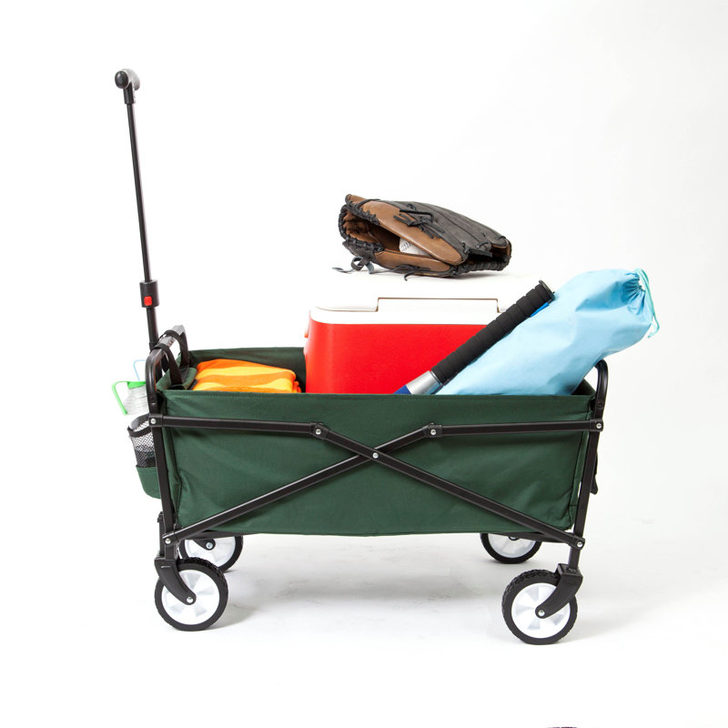 Chariot utilitaire pliable en acier Seina, H 18 po x l 17 po x P 29 po, Vert