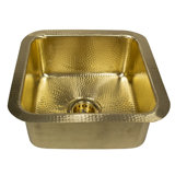 Brightwork 17" L x 17" W Dual Mount Kitchen Sink
