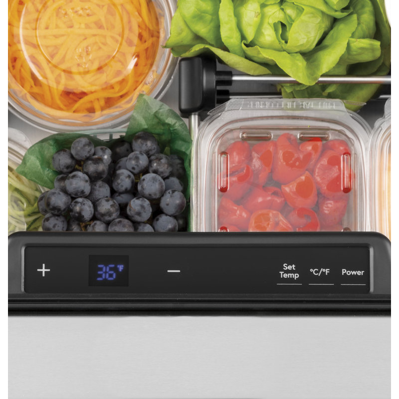 5.7 cu. ft. Undercounter Mini Fridge, Matte Black