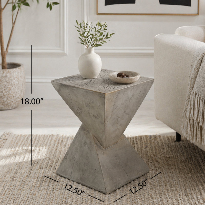 Table d'appoint moderne, Gris clair