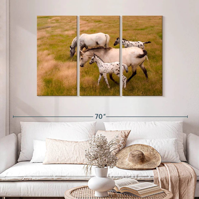 Brampt Appaloosa Family, 32" H x 50" W