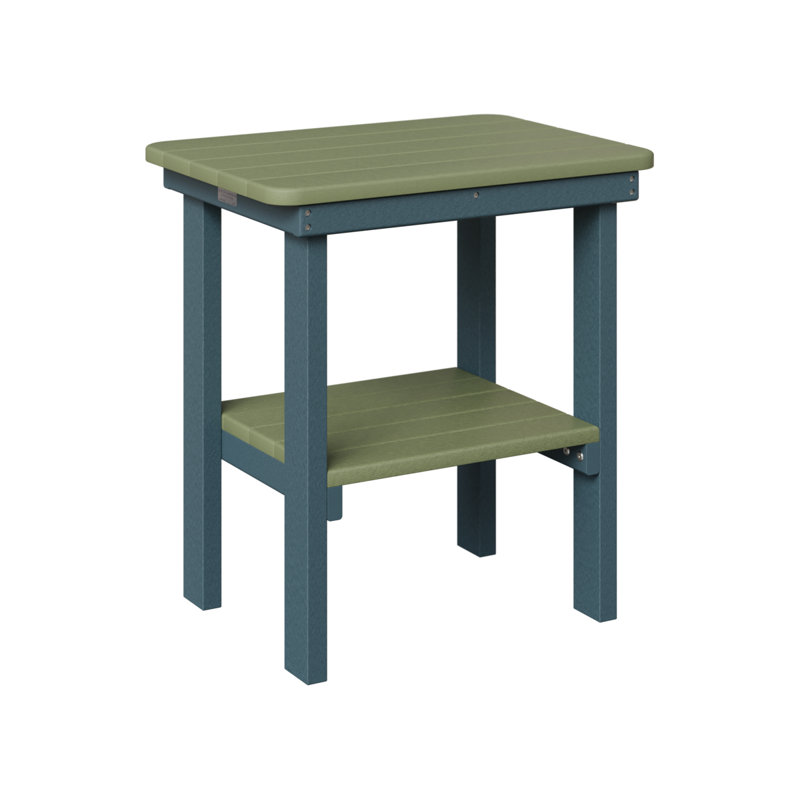 Berlin Gardens Rectangular End Dining Table, Slate, Sage