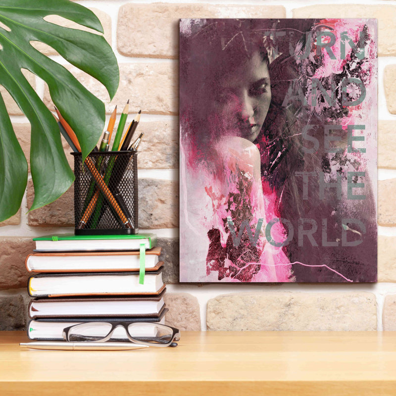 «Turn and See» par Design Fabrikken, estampe numérique sur toile, H 16 po x l 12 po x P 0,75 po