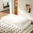 Modern Floor Sofa with 2 Pillows