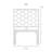 Honeycomb Open-Frame Headboard-22972336-23007636