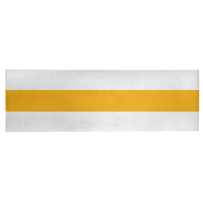 Tapis à rayures de football jaune pittsburgh, Tapis de couloir 2 pi 6 po x 8 pi