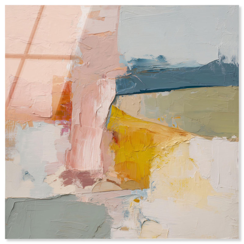 «Soft and Vibrant IV», reproduction d'art sur toile par Art Remedy, prête à être suspendue, 40 x 40, H 40 po x l 40 po