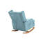 Chaise berçante moderne rembourrée