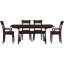 Ensemble de salle à manger extensible en bois massif 5 pièces Sarah-16804974-39921304