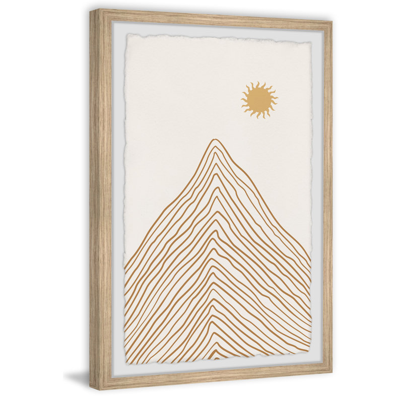 Majestic Mountain - Single Picture Frame Painting, 30cm H x 20cm W x 3.81cm D