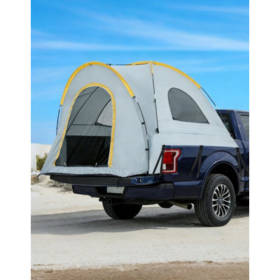 Truck Bed Tent with Awning for 5 ft Pickup Bed, Waterproof Camping Tent Portable Truck Camper for Silverado 1500, F150, Ram 1500